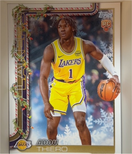 2025-26 Topps Holiday #H196 Adou Thiero — front