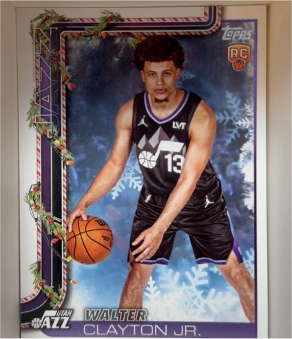 2025-26 Topps Holiday #H178 Walter Clayton Jr. — front
