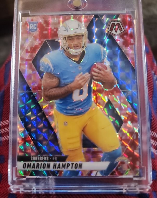 2025 Panini Mosaic #335 Omarion Hampton — front