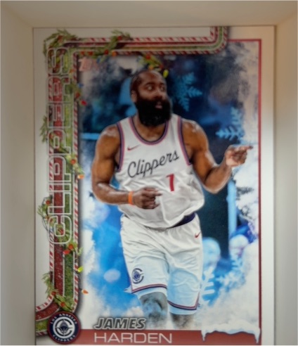 2025-26 Topps Holiday #H113 James Harden — front