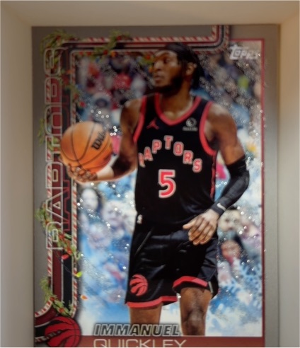 2025-26 Topps Holiday #H26 Immanuel Quickley — front