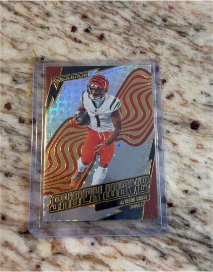 2025 Panini Revolution #10 Ja'Marr Chase Shock Wave — front