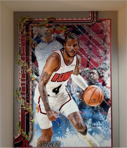 2025-26 Topps Holiday #HE-JG Jalen Green — front