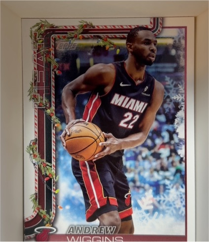 2025-26 Topps Holiday #H62 Andrew Wiggins — front