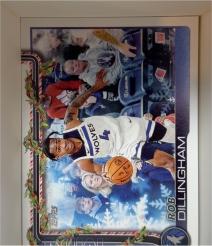 2025-26 Topps Holiday #H89 Rob Dillingham — front