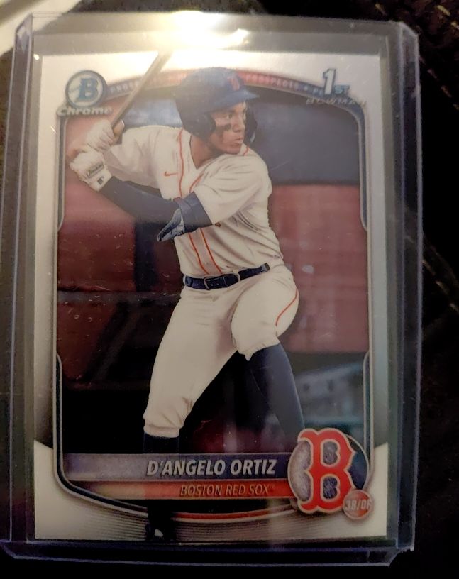2025 Bowman Chrome Prospects #BCP-61 D'Angelo Ortiz — front
