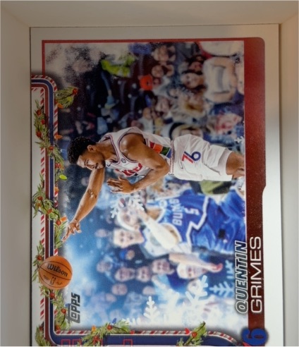 2025-26 Topps Holiday #H21 Quentin Grimes — front