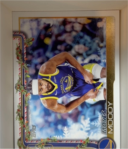 2025-26 Topps Holiday #H111 Moses Moody — front