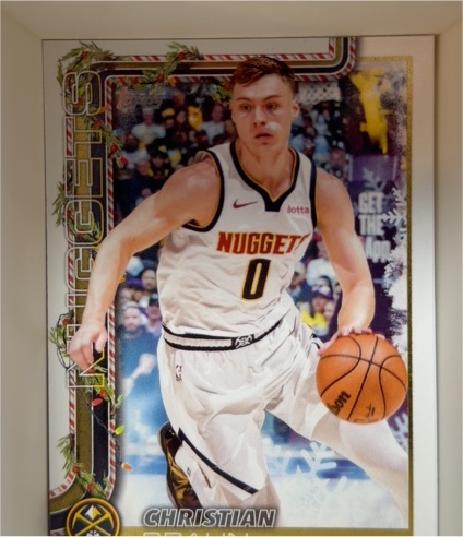 2025-26 Topps Holiday #H79 Christian Braun — front