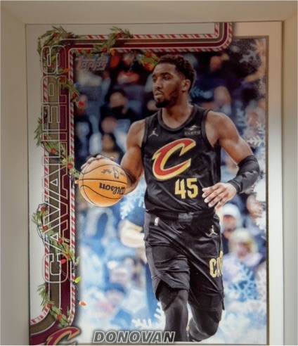 2025-26 Topps Holiday #H63 Donovan Mitchell — front
