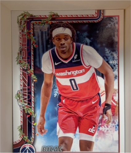 2025-26 Topps Holiday #H74 Bilal Coulibaly — front