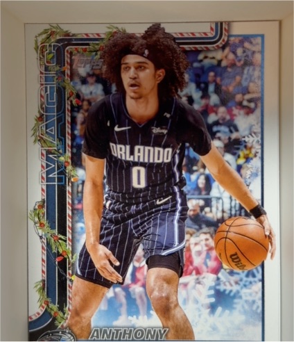 2025-26 Topps Holiday #H70 Anthony Black — front