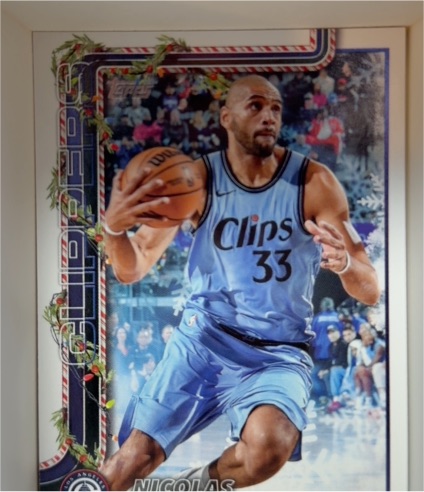 2025-26 Topps Holiday #H116 Nicolas Batum — front