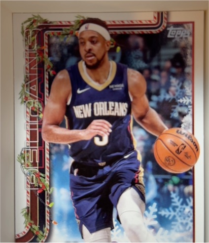 2025-26 Topps Holiday #H155 CJ McCollum — front