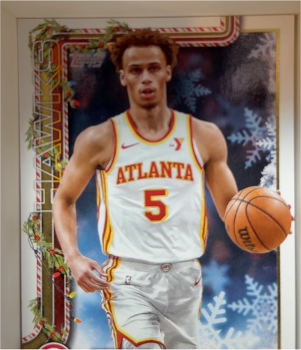2025-26 Topps Holiday #H51 Dyson Daniels — front