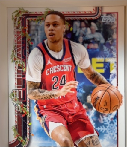 2025-26 Topps Holiday #H151 Jordan Hawkins — front