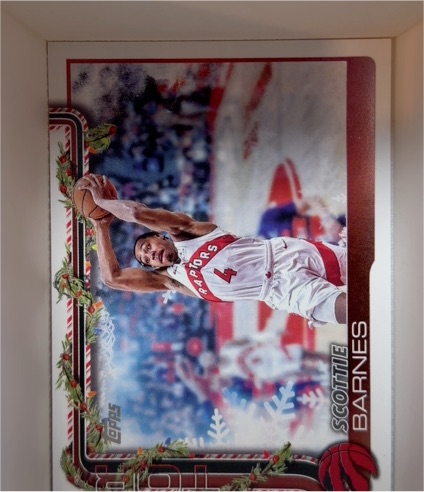 2025-26 Topps Holiday #H25 Scottie Barnes — front