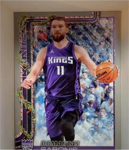 2025-26 Topps Holiday #H134 Domantas Sabonis — front