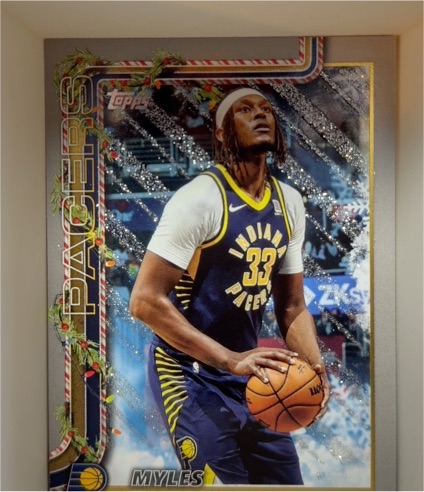 2025-26 Topps Holiday #H40 Myles Turner — front