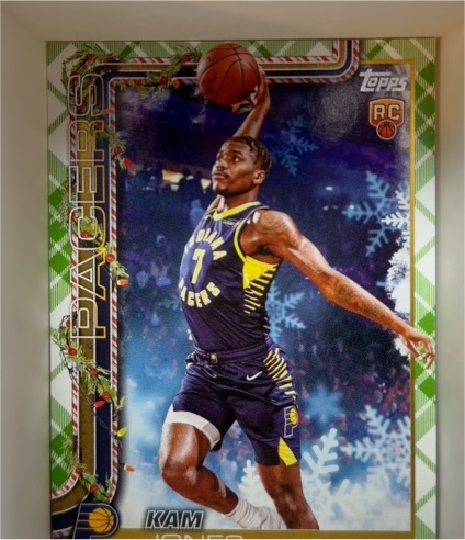 2025-26 Topps Holiday #H198 Kam Jones — front