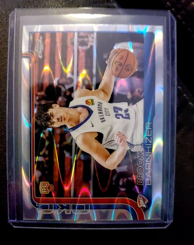 2025-26 Topps Chrome #295 Brooks Barnhizer — front