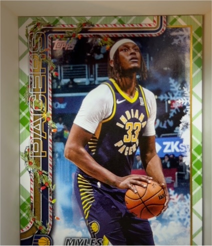 2025-26 Topps Holiday #H40 Myles Turner — front