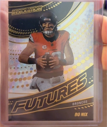 2025 Panini Revolution #2 Bo Nix Futures — front
