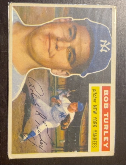 1956 Topps #40 Bob Turley — front