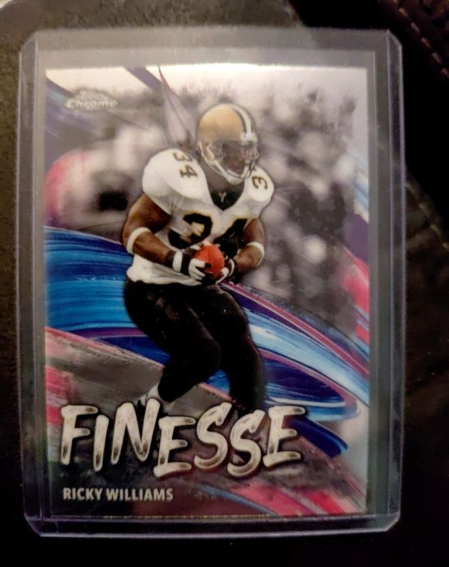2024 Topps Chrome #F-15 Ricky Williams Finesse — front