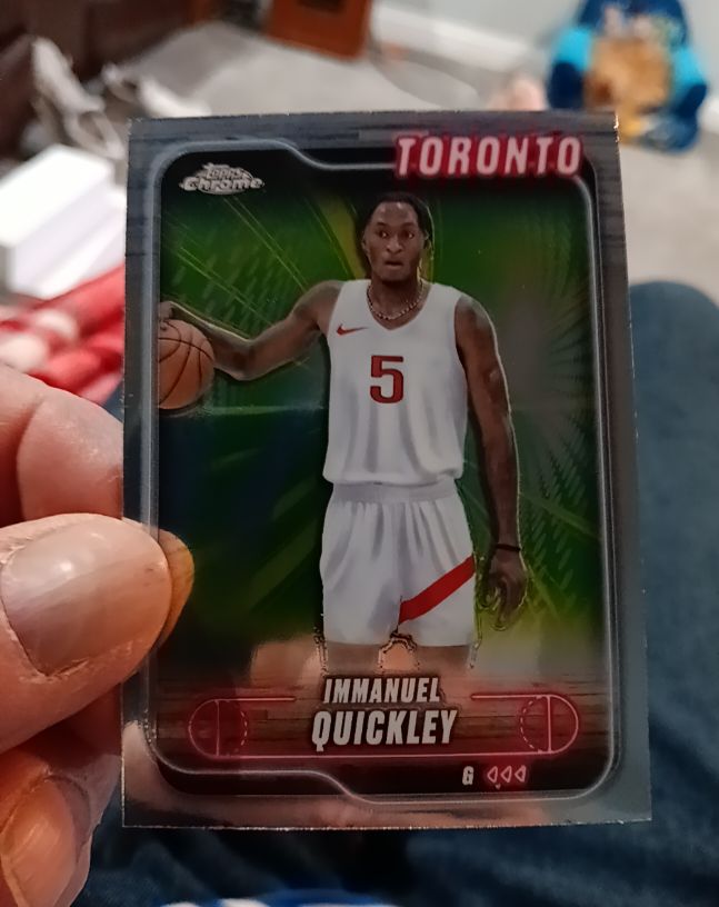 2024-25 Topps Chrome #57 Immanuel Quickley — front