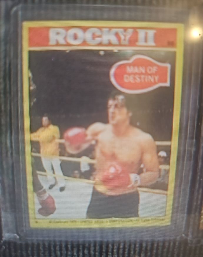 1979 Topps Rocky II #56 Man Of Destiny Rocky Balboa — front