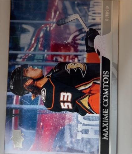 2020-21 Upper Deck #501 Maxime Comtois — front