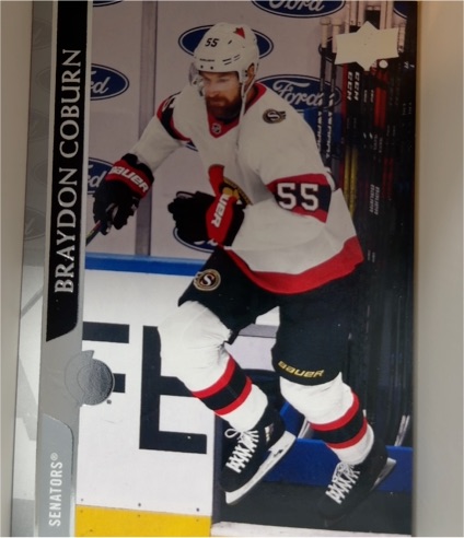 2020-21 Upper Deck #597 Braydon Coburn — front