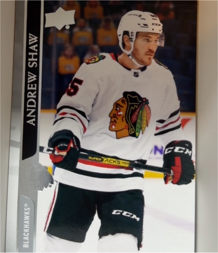 2020-21 Upper Deck #527 Andrew Shaw — front