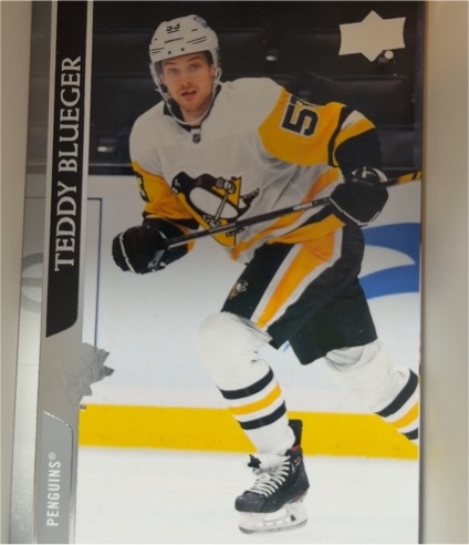 2020-21 Upper Deck Extended Series #608 Teddy Blueger — front