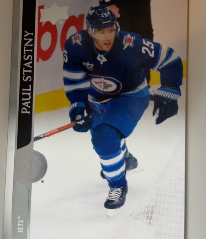 2020-21 Upper Deck #654 Paul Stastny — front