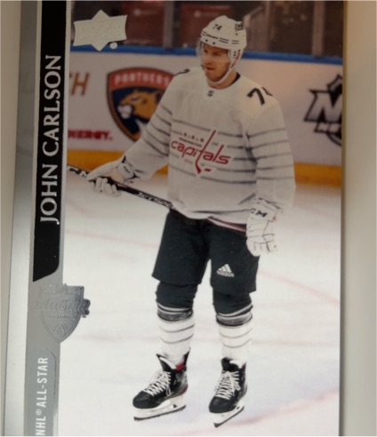 2020-21 Upper Deck #667 John Carlson Washington Capitals — front