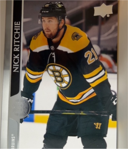 2020-21 Upper Deck #509 Nick Ritchie — front