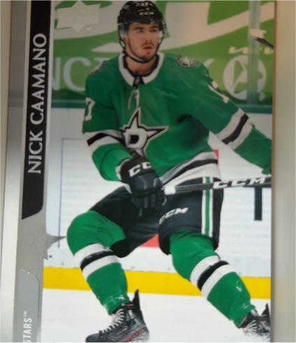 2020-21 Upper Deck #540 Nick Caamano — front