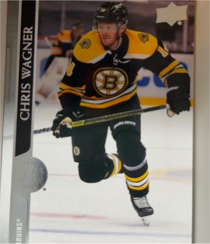 2020-21 Upper Deck #512 Chris Wagner Boston Bruins — front