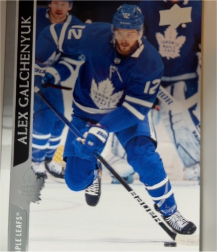 2020-21 Upper Deck #630 Alex Galchenyuk Toronto Maple Leafs — front