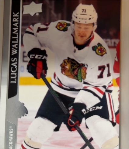 2020-21 Upper Deck #529 Lucas Wallmark — front