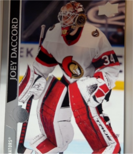 2020-21 Upper Deck Extended Series #602 Joey Daccord — front