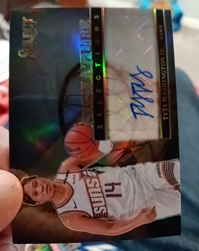 2024-25 Panini Select - Signature Selections TyTy Washington Jr. #SS-TYW — front