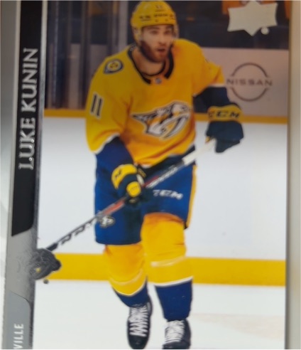 2020-21 Upper Deck #579 Luke Kunin — front