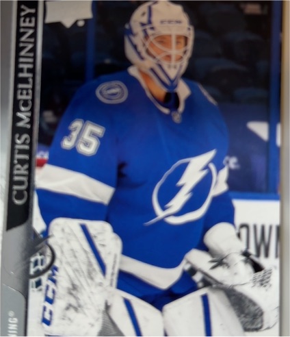 2020-21 Upper Deck #627 Curtis McElhinney — front
