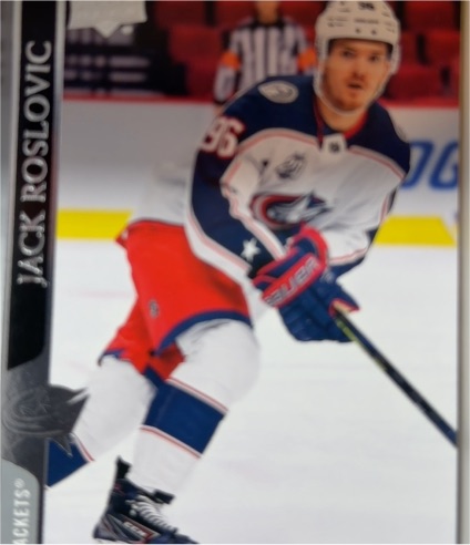 2020-21 Upper Deck #538 Jack Roslovic — front