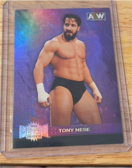 2022 SkyBox Metal Universe AEW #65 Tony Nese — front