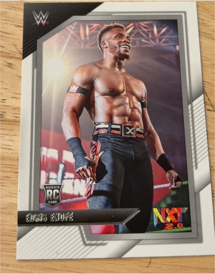 2022 Panini WWE NXT #82 Edris Enofe Rookie Card — front