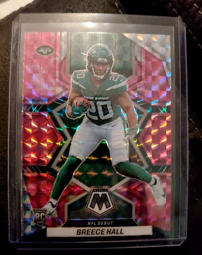 2022 Panini Mosaic #283 Breece Hall NFL Debut — front